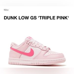 DUNK LOW GS TRIPLE PINK